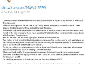 Emtee officially leaves Ambitiouz Entertainment