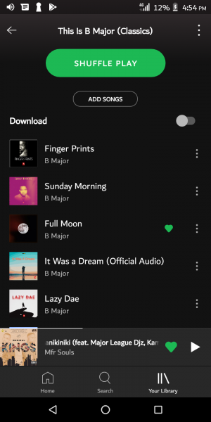 This is B Major (Classics) Spotify playlist.