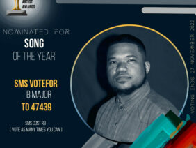 B Major nominated for Song of the year music award 2022.